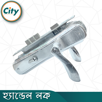 উচ্চ সুরক্ষা স্ট্যান্ডার্ড সাইজের হ্যান্ডেল লক প্রধান দরজার জন্য লক সিলভার রঙের দরজার লক Door Lock_img_2