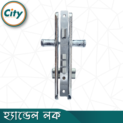 উচ্চ সুরক্ষা স্ট্যান্ডার্ড সাইজের হ্যান্ডেল লক প্রধান দরজার জন্য লক সিলভার রঙের দরজার লক Door Lock_img_3