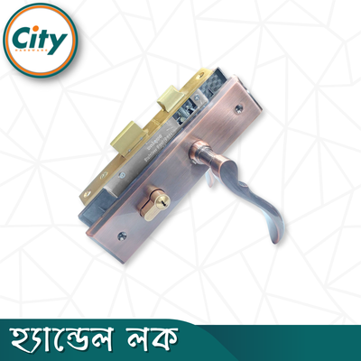 উচ্চ সুরক্ষা ছোট আকারের হ্যান্ডেল লক নব সহ ভিতরের রুমের জন্য অ্যান্টিক রঙের দরজার লক Door Lock_img_2