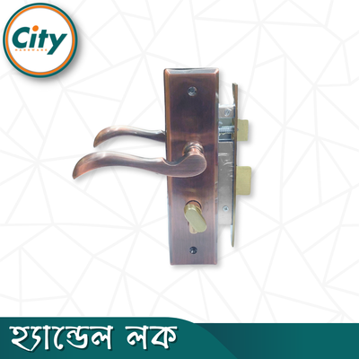 উচ্চ সুরক্ষা ছোট আকারের হ্যান্ডেল লক নব সহ ভিতরের রুমের জন্য অ্যান্টিক রঙের দরজার লক Door Lock_img_3