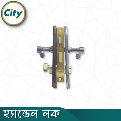 উচ্চ সুরক্ষা ছোট আকারের হ্যান্ডেল লক নব সহ ভিতরের রুমের জন্য অ্যান্টিক রঙের দরজার লক Door Lock_img_4