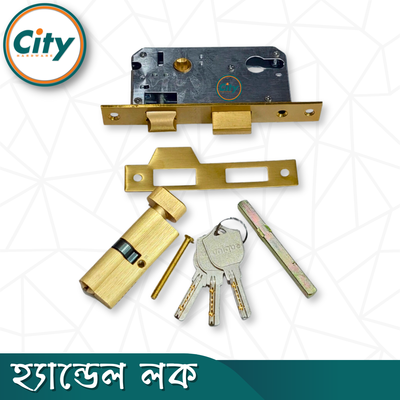 উচ্চ সুরক্ষা ছোট আকারের হ্যান্ডেল লক নব সহ ভিতরের রুমের জন্য অ্যান্টিক রঙের দরজার লক Door Lock_img_5