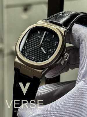 Patek Arabic Aura black belt black dial_img_0