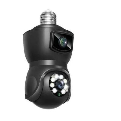 V380 E9 Dual Lens Bulb PTZ IP Camera- Black Color_img_0