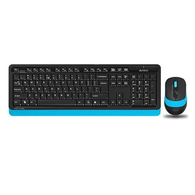 A4TECH FG1010 Wireless Keyboard Mouse Combo with Bangla – Blue Color_img_0