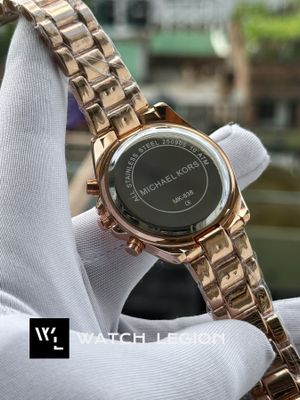 MK CHRONO INSPIRED ROSE GOLD CASE WHITE DIAL_img_2