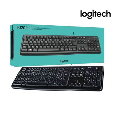 Logitech K120 USB Keyboard With Bangla – Black Color_img_0