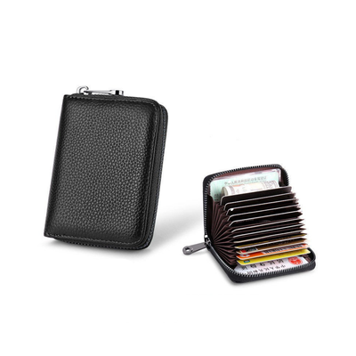 Men Business Card Holder Leather Credit Card Holder_img_0
