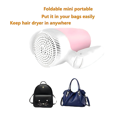 Kemei Km-6831 Cool And Hot Foldable Electric Hair Dryer For Women_img_4