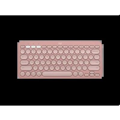 Logitech K380S PEBBLE KEYS 2 Multi-Device Bluetooth Wireless Keyboard – Tonal Rose Color_img_0