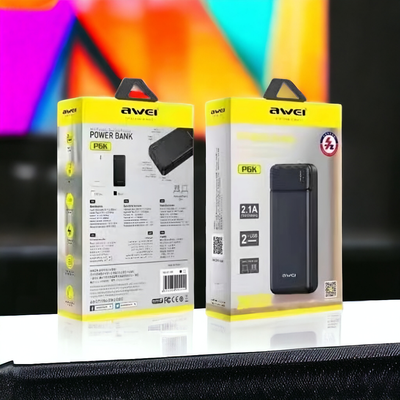 AWEI P6K (20000 mAh) DOUBLE USB OUTPUT POWER BANK_img_4