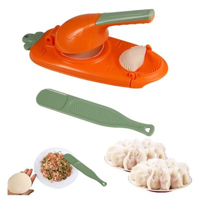 2 in 1 Manual Dumpling Maker – Orange Color_img_2
