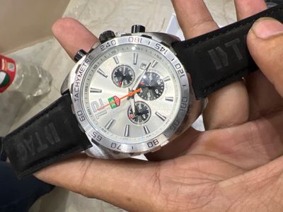 Tag Heuer Anniversary Edition Silver Plain Dial Silver bezel Black Belt Semi AAA Grade_img_0