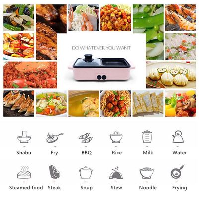 Double Electric Multifunction Hot Plate Pan Cooking Pot_img_1