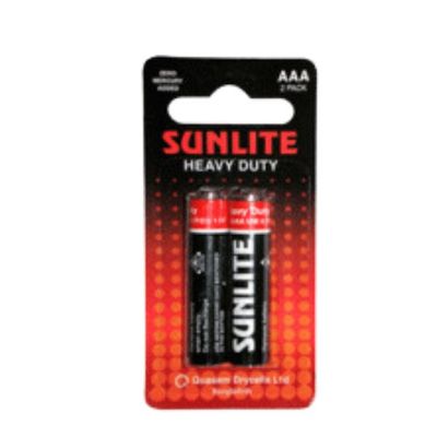 Sunlite Heavy Duty AAA Remote Battery 2pcs(সানলাইট হেভি ডিউটি রিমোট ব্যাটারি)_img_0