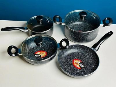 Kiam 7 Pieces Marble Die-Casting Cookware_img_1