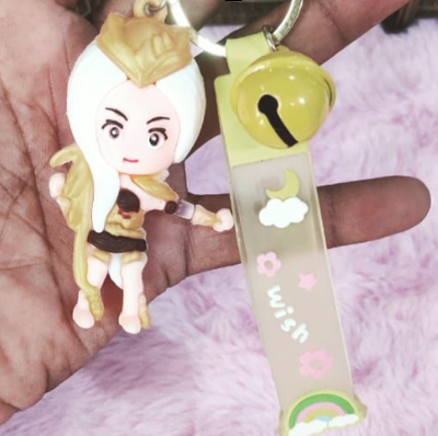 King Glory Car Key Ring  Exquisite Schoolbag Pendant Couple Key Chain Male Cartoon Doll Ornaments_img_1