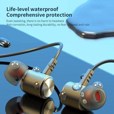 G7 Bluetooth Neckband With Magnetic Headsets- Black Color_img_2