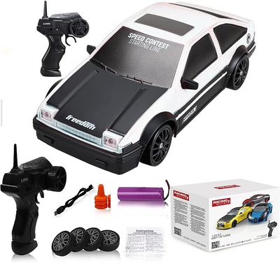 1:24 Toyota AE86 Sprinter Trueno-White RC Drifting Car_img_0