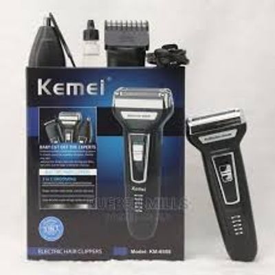 Kemei Professional Hair Shaver & Clipper - Black & Petroleum KM-6330_img_0
