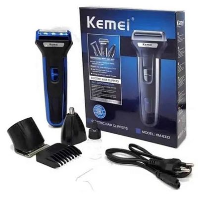 Kemei Professional Hair Shaver & Clipper - Black & Petroleum KM-6330_img_1