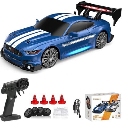 1:24 Scale Ford Mustang(BLUE) RC Drifting Car_img_0