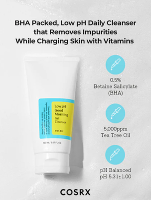 COSRX Low pH Good Morning Gel Cleanser (150ml)_img_2