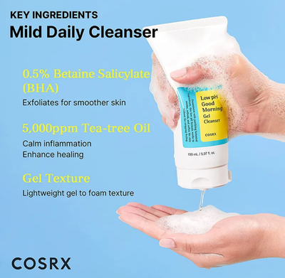 COSRX Low pH Good Morning Gel Cleanser (150ml)_img_3