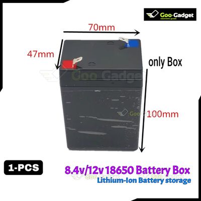 18650 Battery Pack Kit (8.4V / 12.6V) with Storage Box + Spacer + Nickel + 2S/3S 20A BMS – 6 Cell Holder_img_4