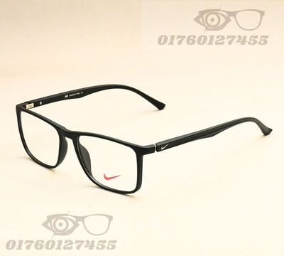 Nike100%অরজিনাল ব্লু কার্ড গ্লাস এবংঅরজিনাল ফাইবার ফ্রেমে High Quality Fashionable & Stylist Eyeglass N1_img_2
