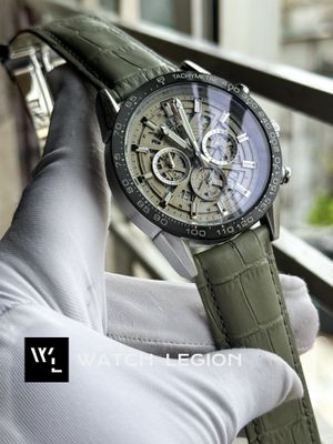 TAG HEUER 100M GREY BELT SILVER CASE GREY DIAL