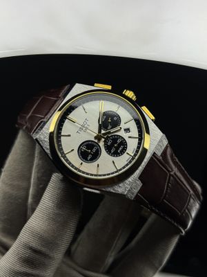 Tissot PRX Gold Bezel Brown Belt AA Grade_img_0