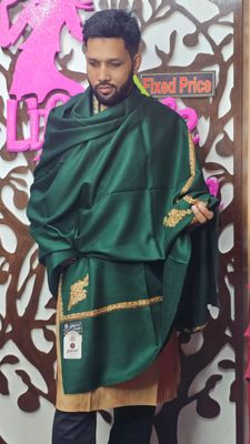 প্রিমিয়াম কোয়ালিটি অরিজিনাল কাশ্মীরি শাল (LF-G-21)_img_0