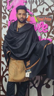 প্রিমিয়াম কোয়ালিটি অরিজিনাল কাশ্মীরি শাল (LF-G-12)_img_0