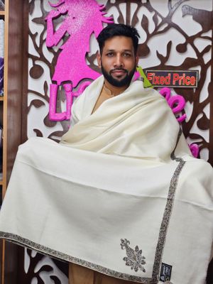 প্রিমিয়াম কোয়ালিটি অরিজিনাল কাশ্মীরি শাল (LF-G-02)_img_0
