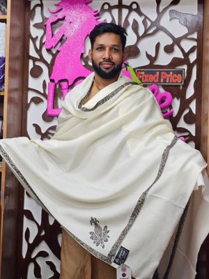 প্রিমিয়াম কোয়ালিটি অরিজিনাল কাশ্মীরি শাল (LF-G-02)_img_1