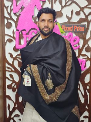 প্রিমিয়াম কোয়ালিটি অরিজিনাল কাশ্মীরি শাল (LF-G-30)_img_0