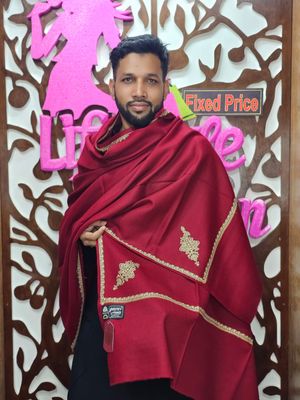 প্রিমিয়াম কোয়ালিটি অরিজিনাল কাশ্মীরি শাল (LF-G-40)_img_0