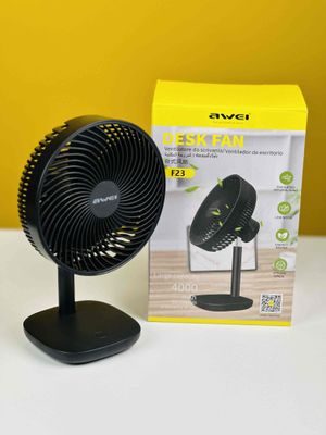 Awei F23 Portable USB Rechargeable Desk Fan (4000mAh)_img_3