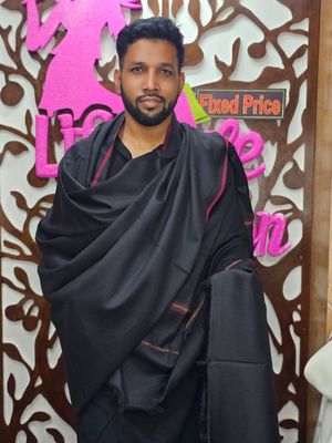 প্রিমিয়াম কোয়ালিটি অরিজিনাল মিক্সড উল কাশ্মীরি শাল (LF-NT-01)_img_0