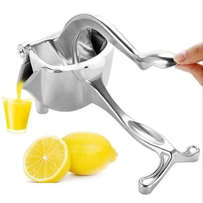 Heavy Duty Aluminum Hand Press Fruit Juicer | Manual Lemon, Lime & Orange Squeezer for Home & Kitchen (Silver)_img_0