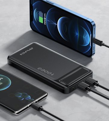 Awei P5K 10000mAh Dual USB Port Power Bank Fast Charging Micro USB and Type C Input Power Bank_img_1