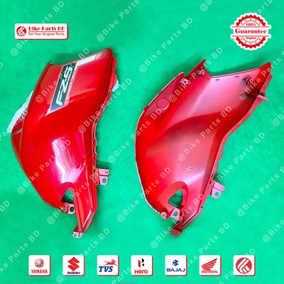 Tanky box (2D-Glossy Red) for Yamaha FZS V3 bike._img_0