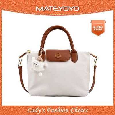 💥MATEYOYO Women Handbag Korean Sling Bag Ins Fashion Shoulder Bag Dual Use Leisure Style Casual Summer Hand Bag Messenger Bag Women Beach Bag Oxford Bag_img_4