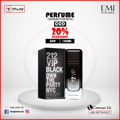Carolina Herrera 212 Vip Black EDP for Men (100ml) Dubai Version 9376_img_0