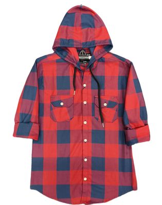 Premium check hooded shirt for winter 008_img_0