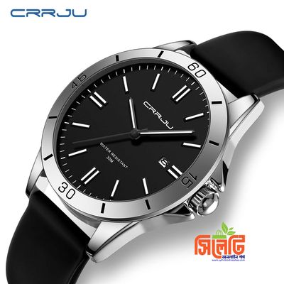 Crrju New 5025 Men's & Ladies' Waterproof Watch (Black)_img_3