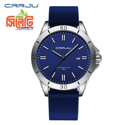 Crrju New 5025 Men's & Ladies' Waterproof Watch (Blue)_img_3