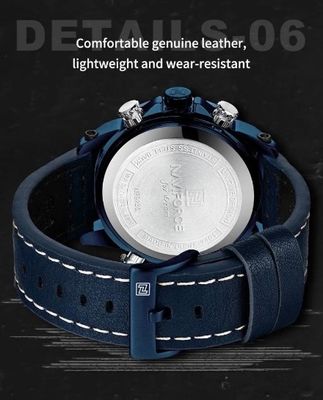 Naviforce 9236 Gents Belt Watch- Blue Dial- Blue Bezel- Blue Belt- TF Code NF995BM_img_11