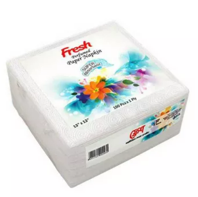 Fresh Paper Napkins 13" Perfumed (100X1 Ply) each_img_0